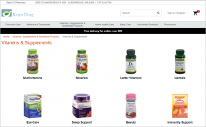 Keyes Drug Pharmacy online store